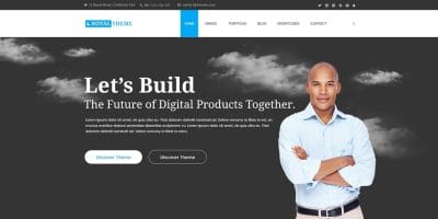 Free Corporate And Business Web Templates PSD