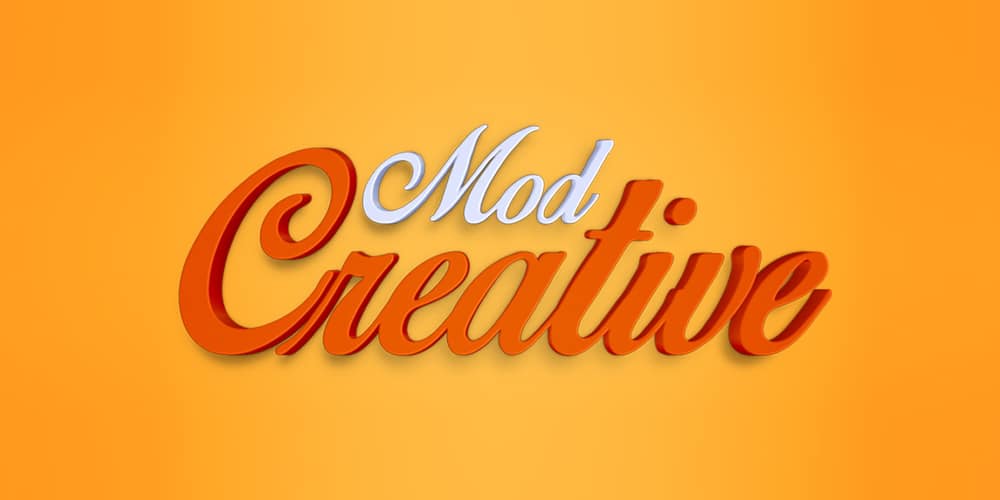 CreativeMod Text Effect PSD