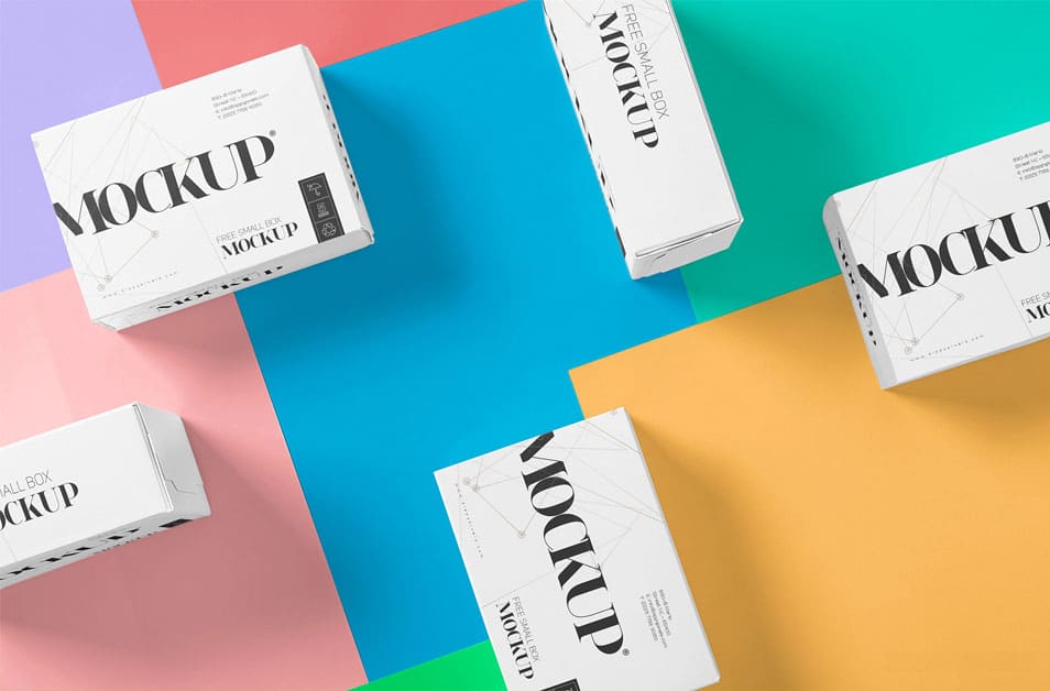 Free Beautiful Packaging Box Mockup