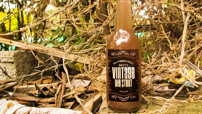 Free Beer Bottle Mockup PSD