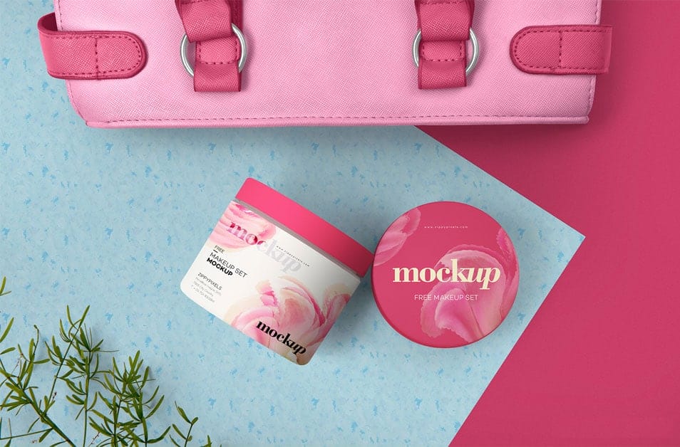 Free Cosmetic Packaging Mockup