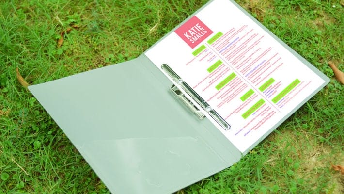 Free File Folder Mockup PSD