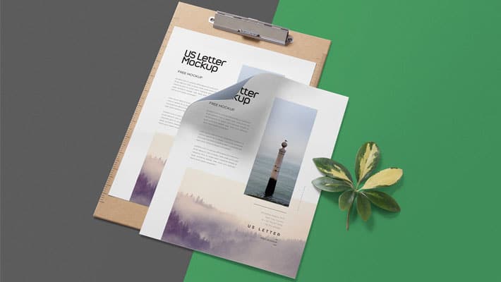 Free Letterhead Mock up