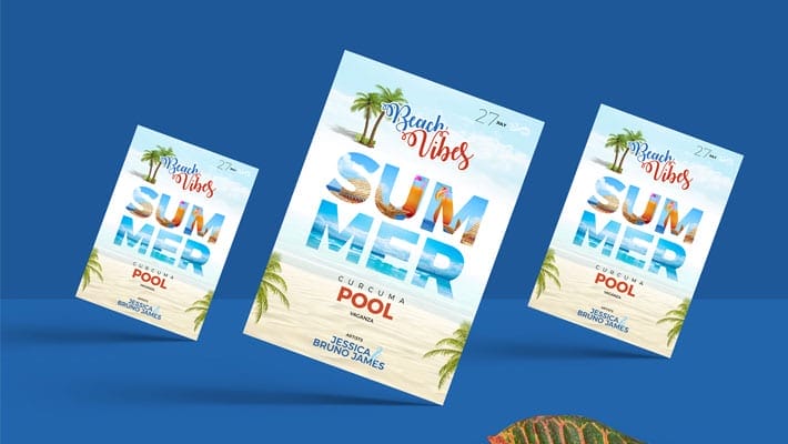 Free Stylish A4 Flyer Mockup PSD