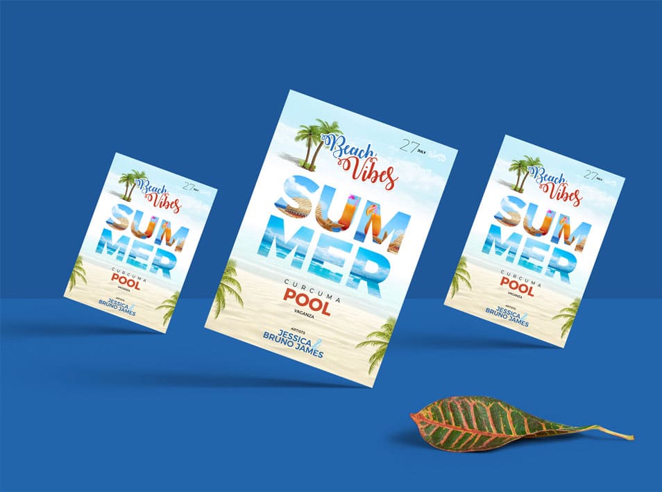 Free Stylish A4 Flyer Mockup PSD