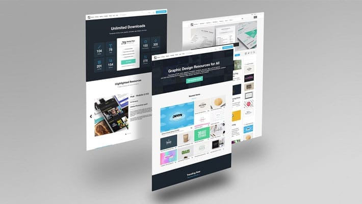 Free Website Mockup Pack