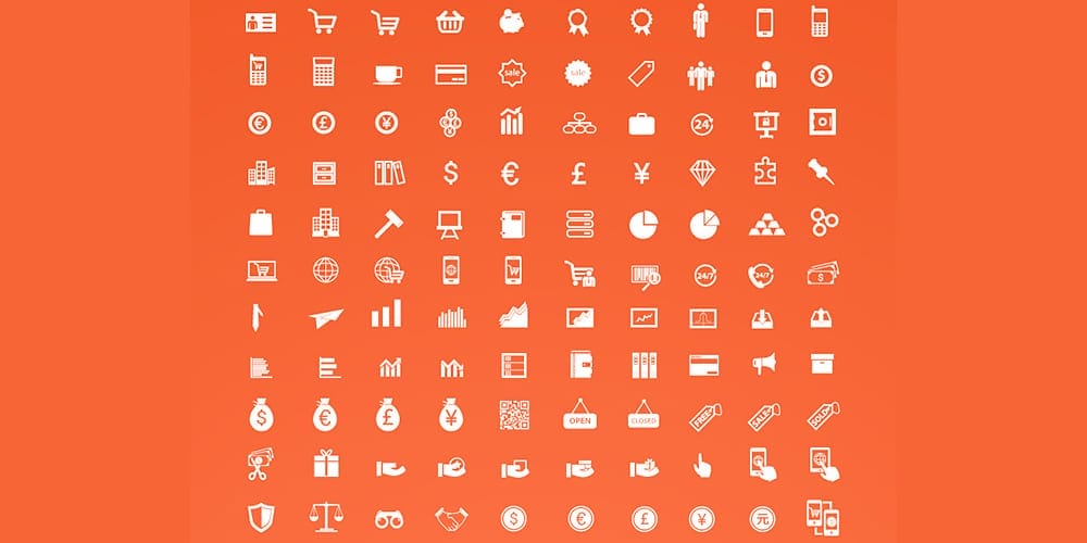 Latest Free E-commerce Icon Sets 39 Free eCommerce Vector Icons