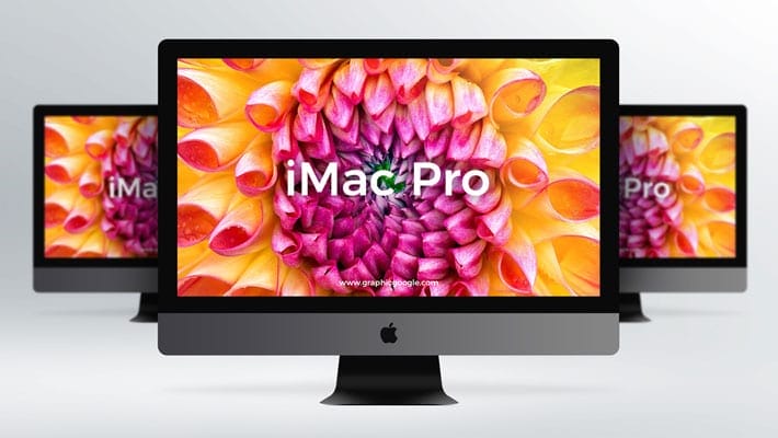 Free iMac Pro Mockup PSD