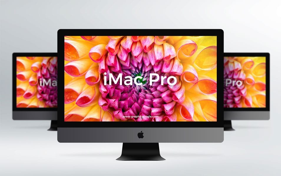 Free iMac Pro Mockup PSD