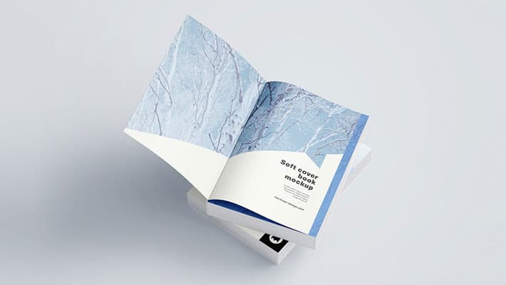Free Softcover Book Mockup