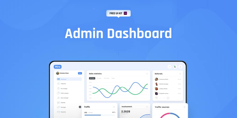 Miro-Admin-Dashboard-UI-Kit-for-XD
