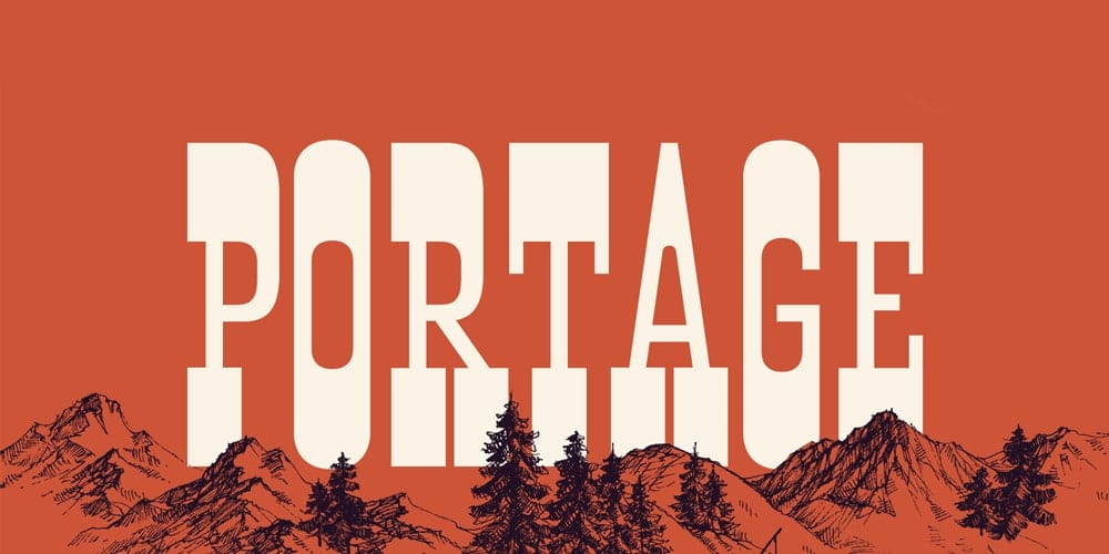 Portage Display Font