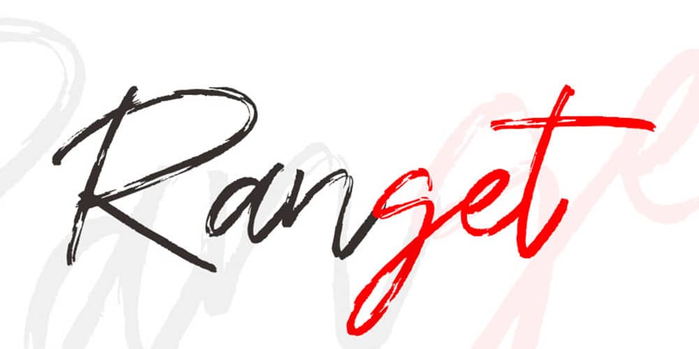 Ranget Brush Font