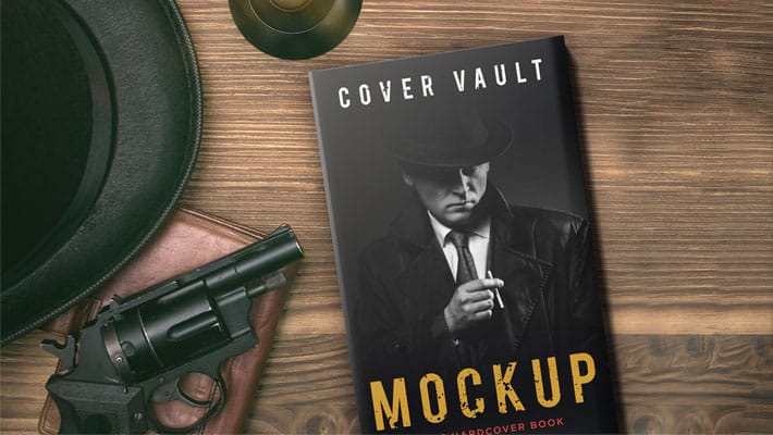 Secret Agent Detective 5 x 8 Book Mockup