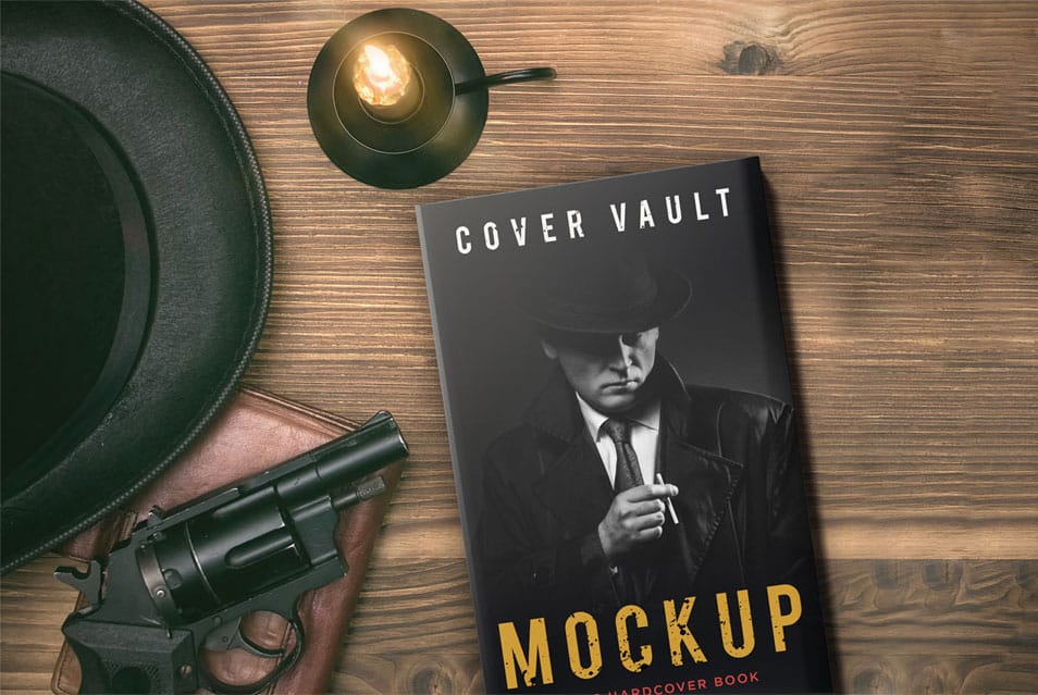 Secret Agent Detective 5 x 8 Book Mockup