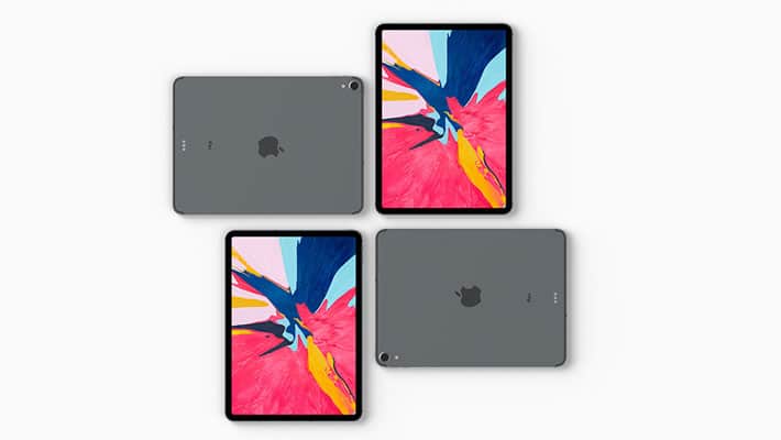 Top View iPad Pro Mockup Set