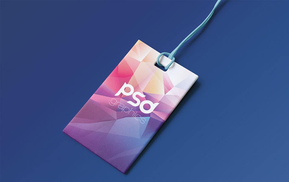 Brand Label Tag Mockup PSD