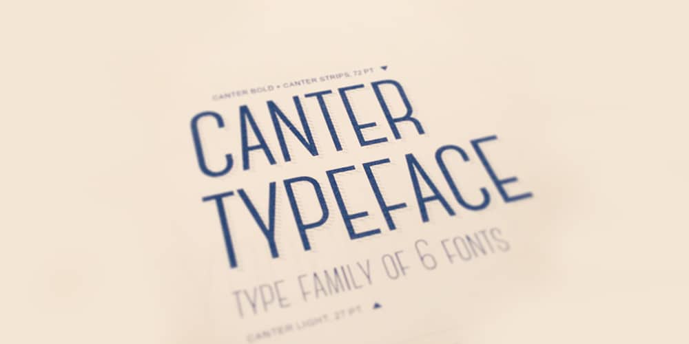 Canter Typeface