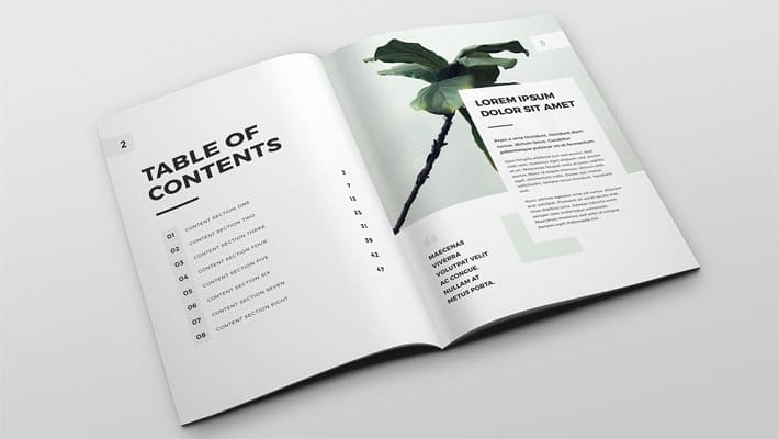 Free A4 Brochure Mockup for Photoshop