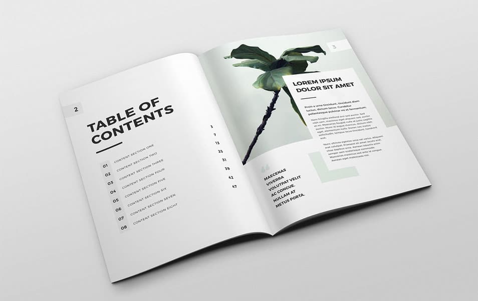 Free A4 Brochure Mockup for Photoshop