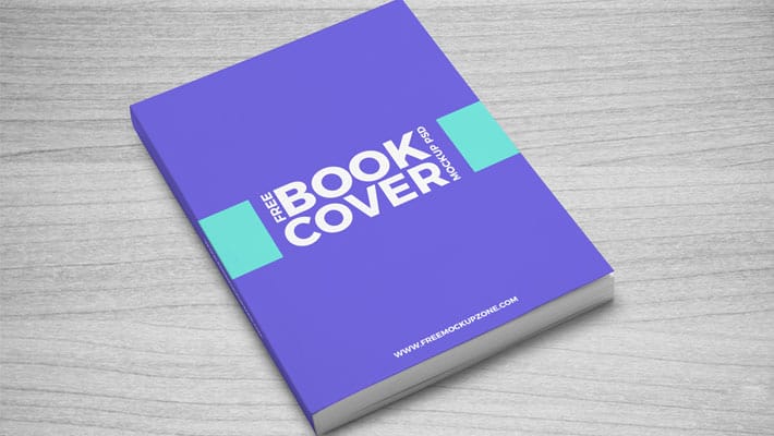 Free Book Cover Mockup PSD