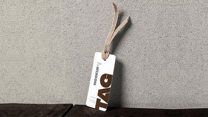 Free Clothing Label Mock Up