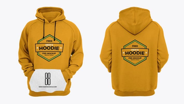 Free Men’s Hoodie Mockup