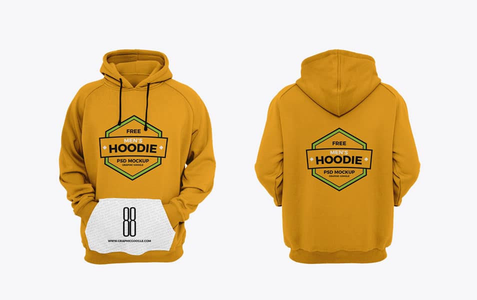 Free Men’s Hoodie Mockup