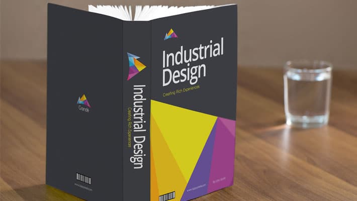 Free Standing Book Mockup PSD