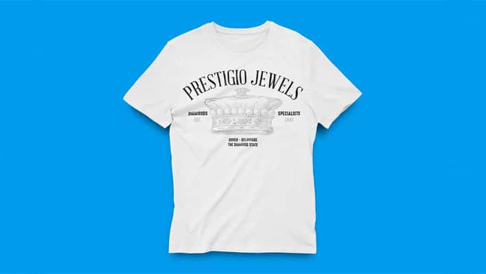 Free White T-Shirt Mockup