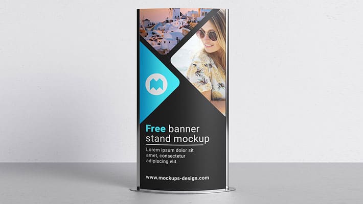 Free Display Stand Mockup