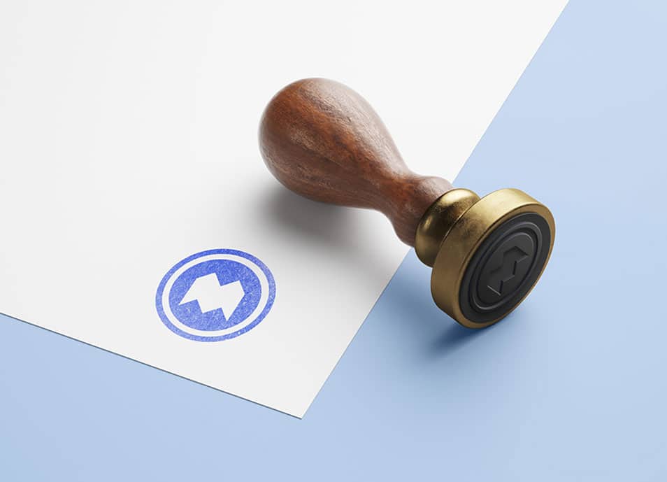 Free Wooden Stamp Mockup