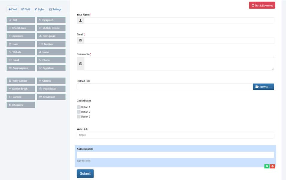10+ Best Bootstrap Form Builders 5 JQuery Form Builder