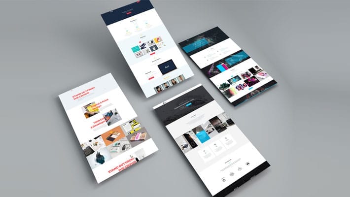 Perspective Web Mockup