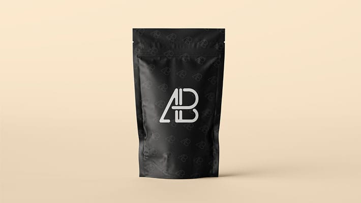 Pouch Bag Packaging Mockup