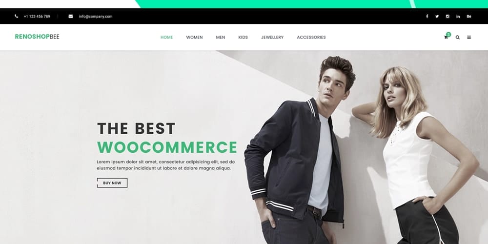 Free Ecommerce Web Templates PSD 61 Roneshopbee e Commerce Template