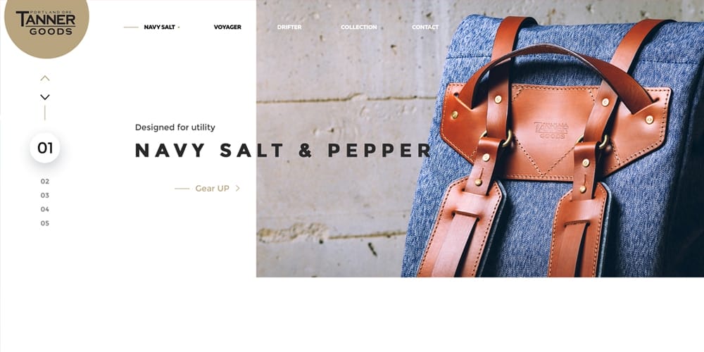 Free Ecommerce Web Templates PSD 19 Tanner-Collections