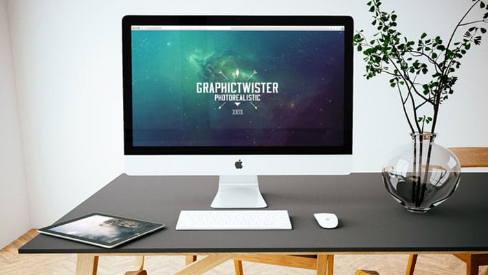 iMac and iPad Mockup