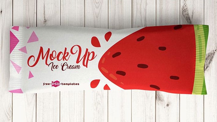 2 Free Ice Cream Package Mock-ups in PSD