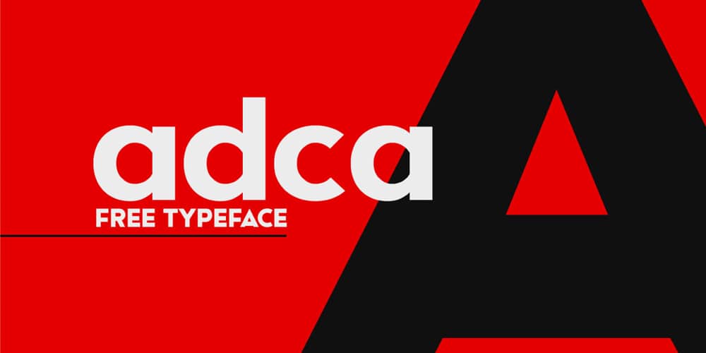 Adca Geometric Typeface
