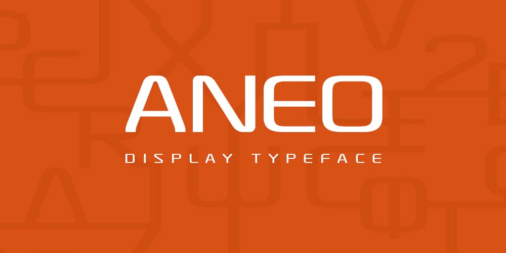 Aneo DIsplay Typeface