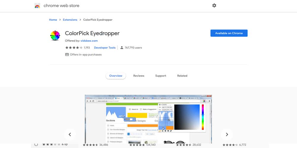 Best Chrome Extensions for Designers 6 ColorPick Eyedropper