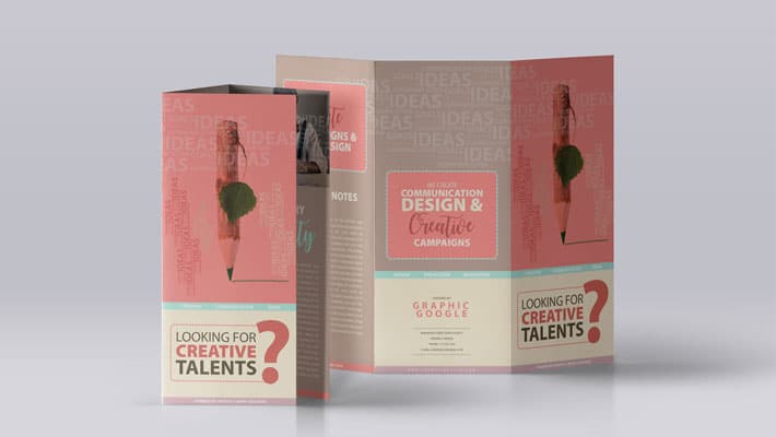 Free Creative Tri-Fold Brochure Template