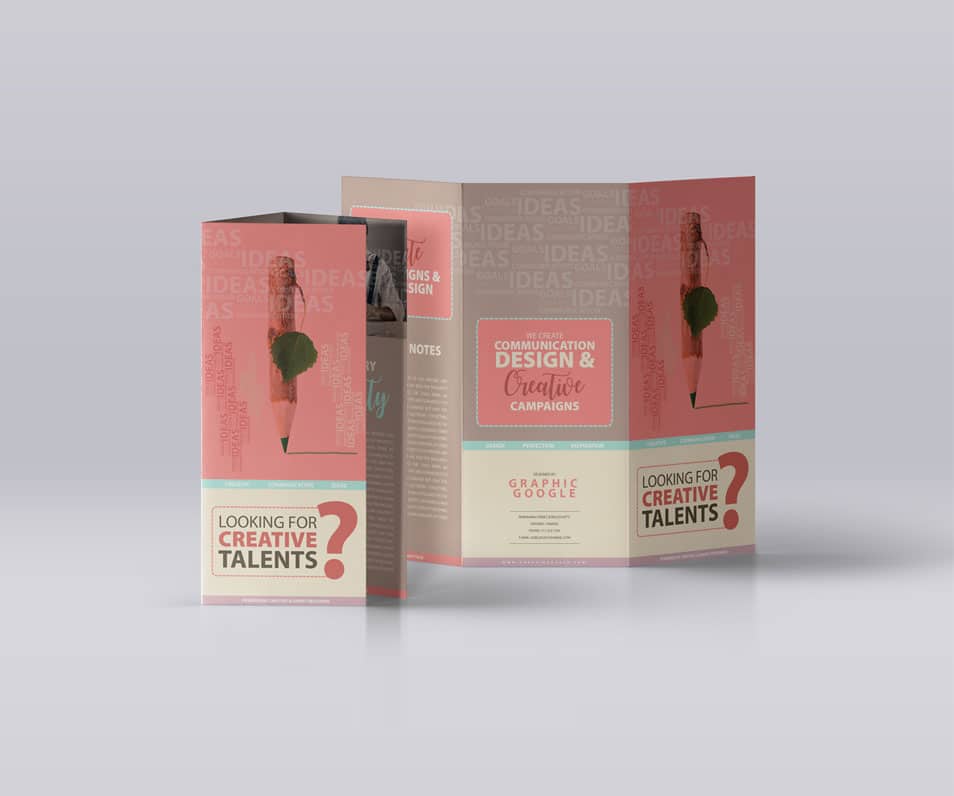 Free Creative Tri-Fold Brochure Template