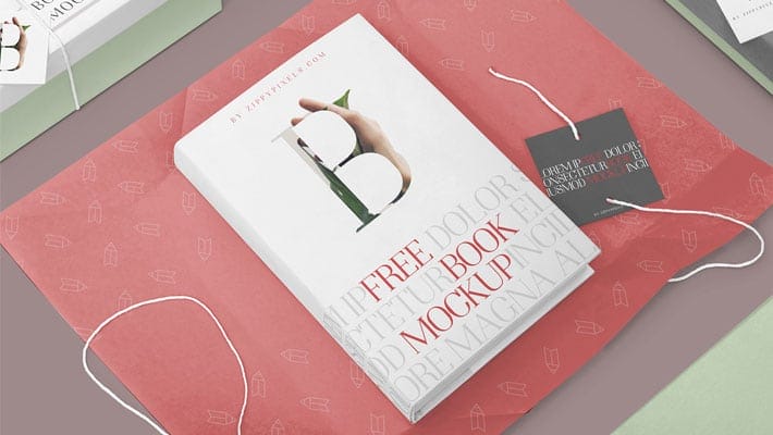Free Fabulous Hardcover Book Mockup