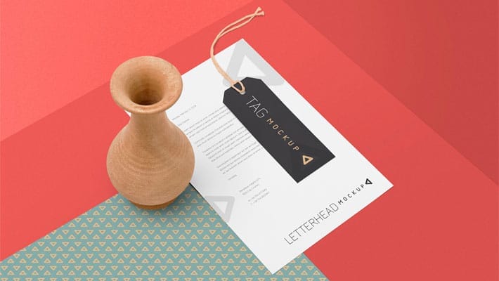 Free Letterhead Mockup PSD