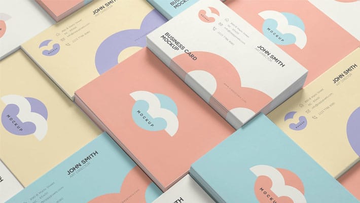 Free Name Card Mock Up