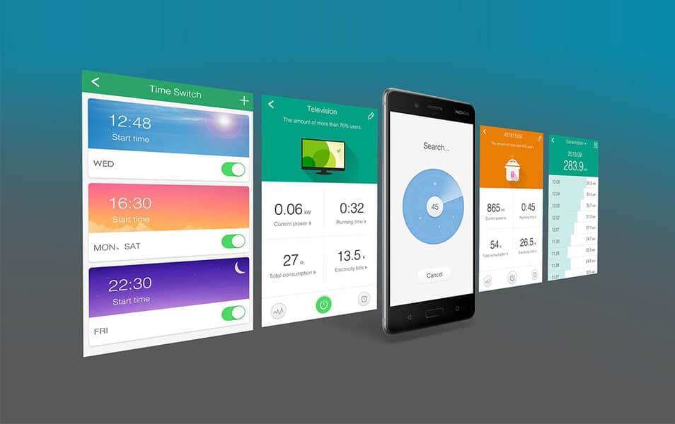 Free Nokia 8 Andriod Smartphone App Screen Mockup PSD