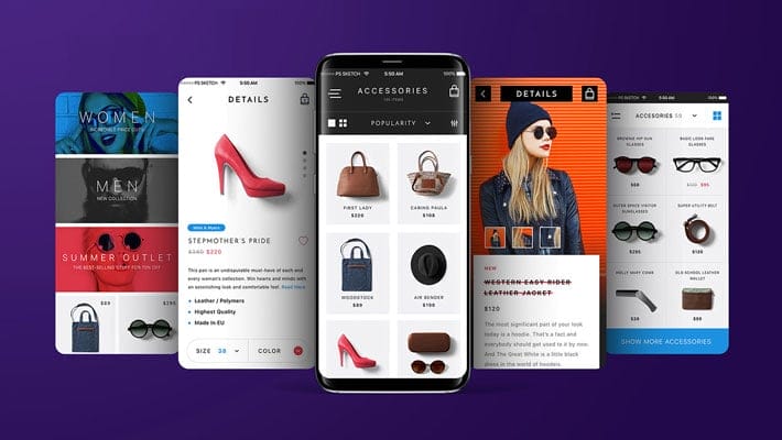 Free Samsung Galaxy S8 Plus App Screen Mockup PSD