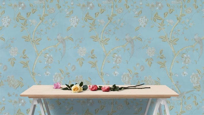 Free Vinyl Wall Decal / Wall Mural Sticker Art Mockup PSD